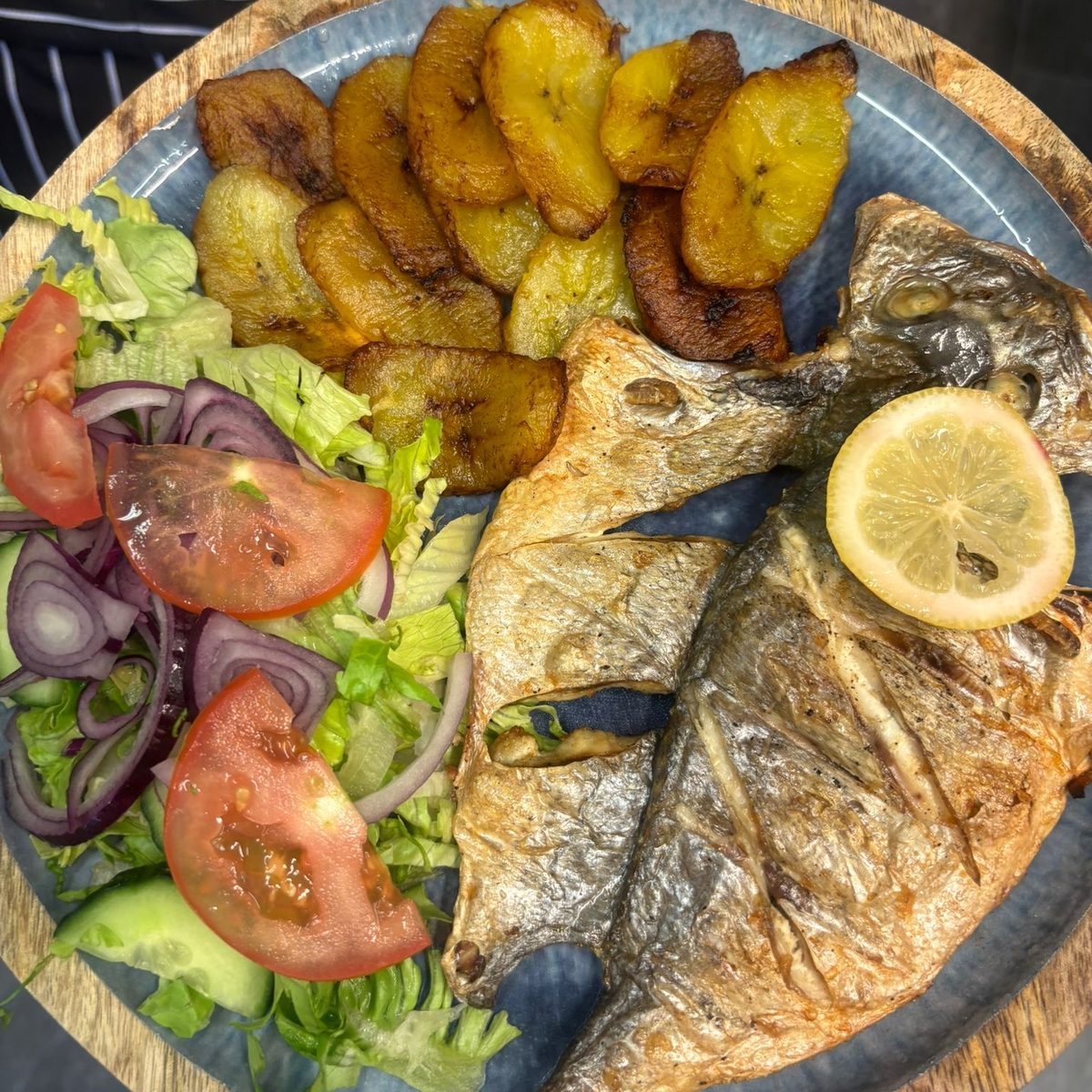 Dourada ou robalo grelhado